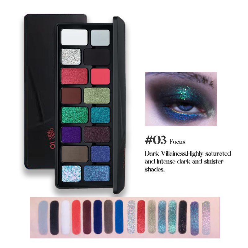 CHEERYEP (QIANYAN) 16-Color Natural Star Eye Shadow Palette - 03#Focus
