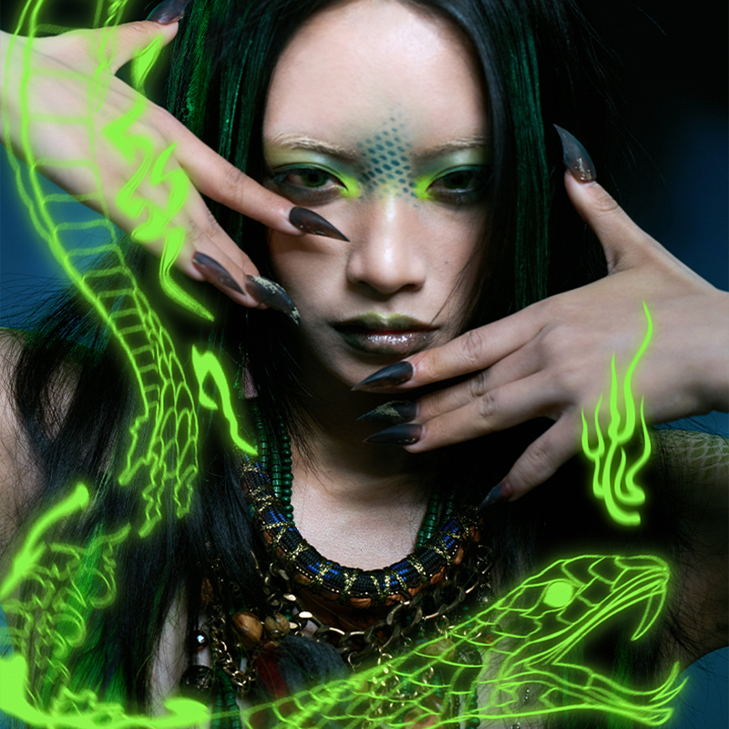 Cheeryep Refillable Makeup Gift Box - #Flame Serpent (@freya86_ff Collaboration Limited Edition)