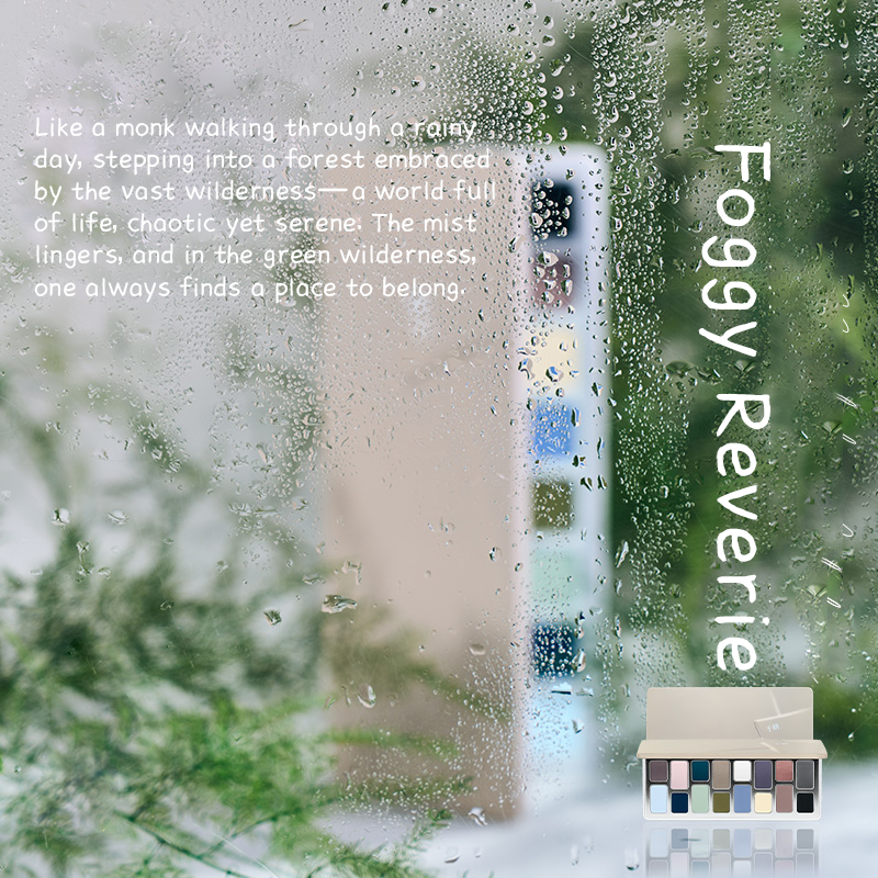 CHEERYEP (QIANYAN) 16-Color Natural Star Eye Shadow Palette - 13#Authentic Self