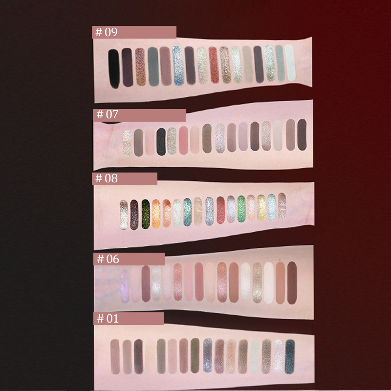 CHEERYEP (QIANYAN) 16-Color Natural Star Eye Shadow Palette - 09#Floating Life