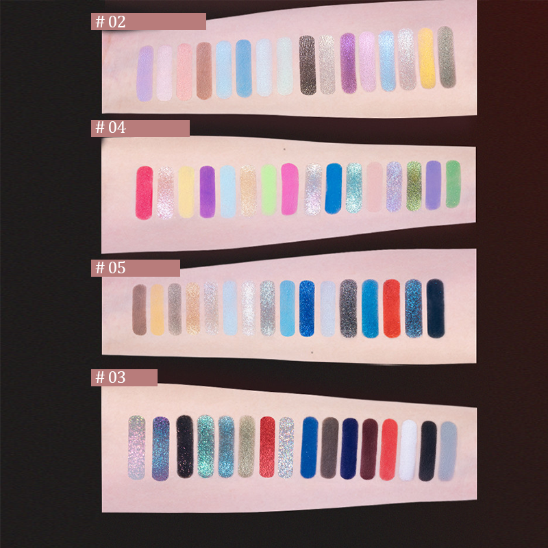 CHEERYEP (QIANYAN) 16-Color Natural Star Eye Shadow Palette - 09#Floating Life