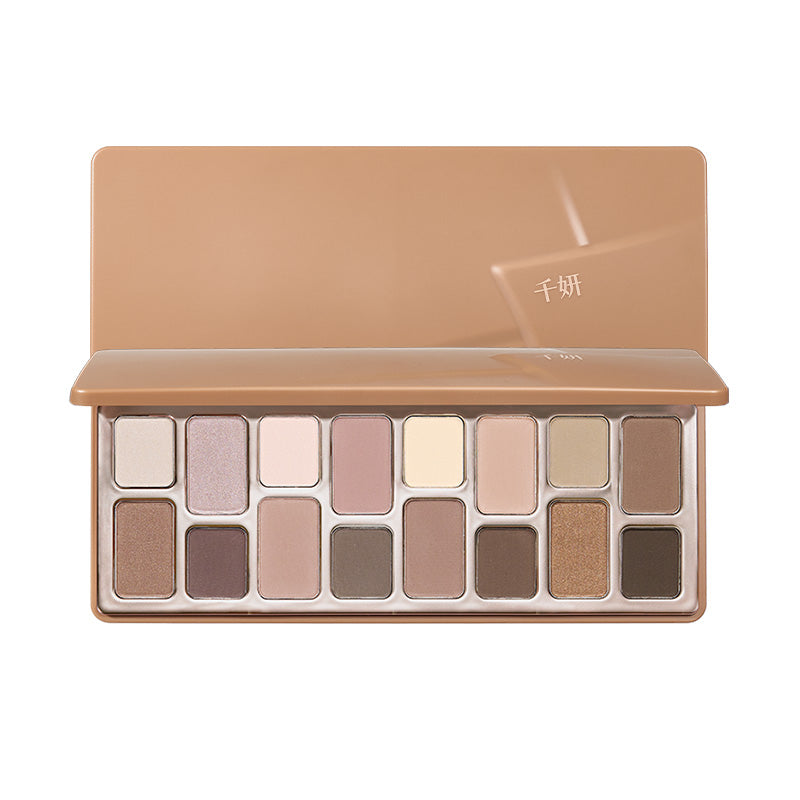 chéeryep 16-Color Natural Star Eye Shadow Palette - 17#Nude Heart