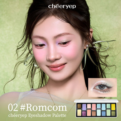 chéeryep 16-Color Natural Star Eye Shadow Palette - 02#Romcom