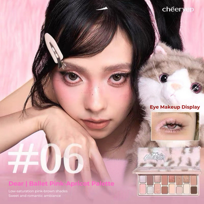 CHEERYEP(QIANYAN) × DODONAMI Limited Edition Plush-Upgraded 16-Color Eyeshadow Palette