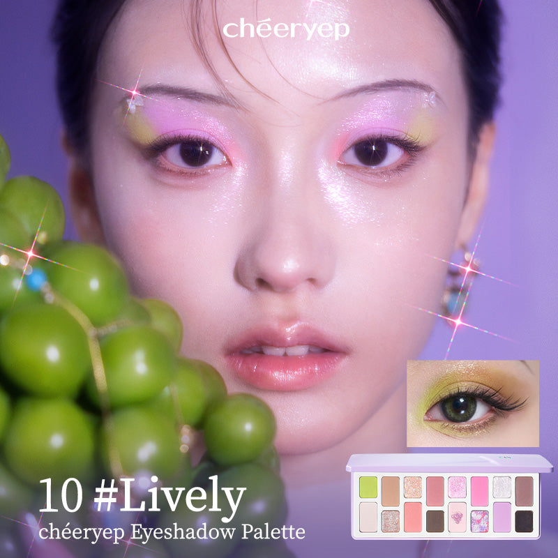 chéeryep 16-Color Natural Star Eye Shadow Palette - 10#Lively