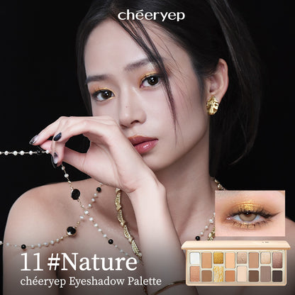 chéeryep 16-Color Natural Star Eye Shadow Palette - 11#Nature