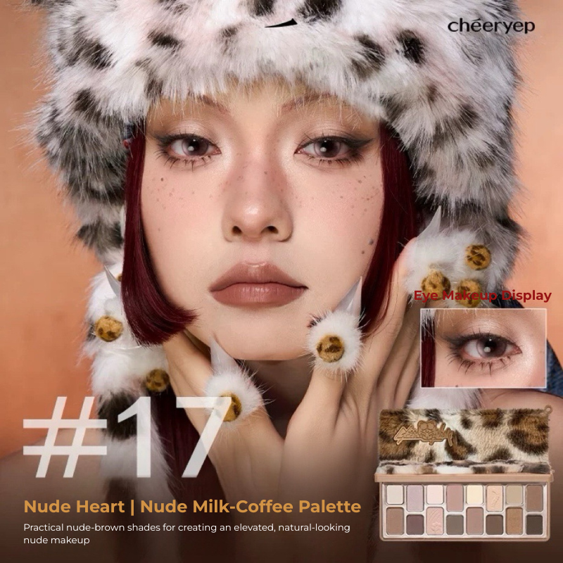 CHEERYEP(QIANYAN) × DODONAMI Limited Edition Plush-Upgraded 16-Color Eyeshadow Palette
