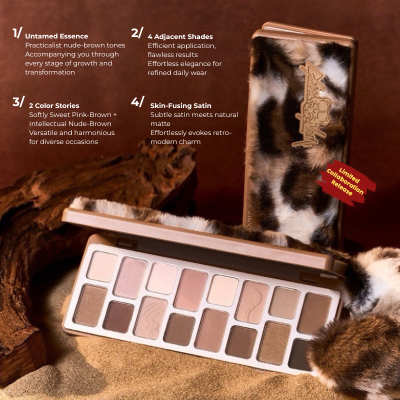 CHEERYEP(QIANYAN) × DODONAMI Limited Edition Plush-Upgraded 16-Color Eyeshadow Palette