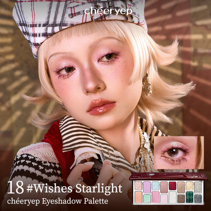 chéeryep 16-Color Natural Star Eye Shadow Palette - 18#Wishes Starlight