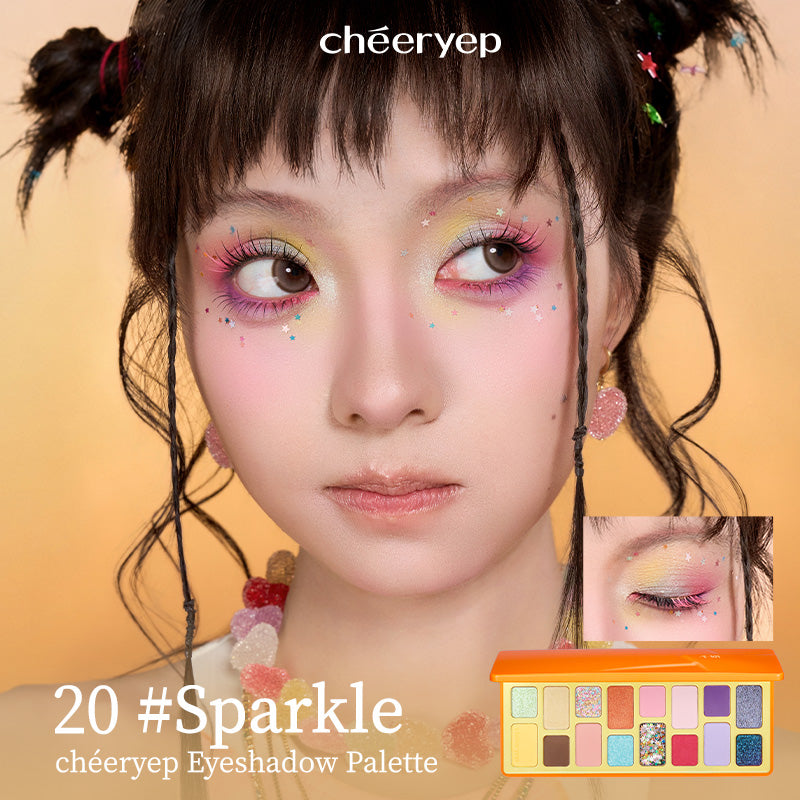 chéeryep 16-Color Natural Star Eye Shadow Palette – 20# Sparkle