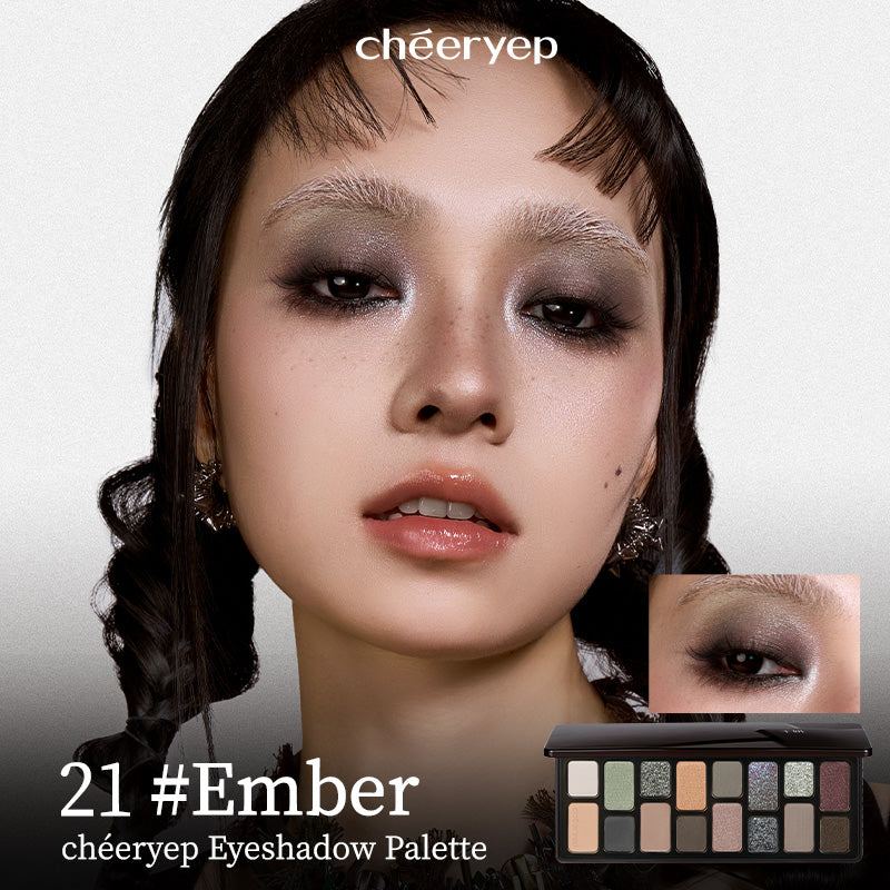 chéeryep 16-Color Natural Star Eye Shadow Palette – 21# Ember