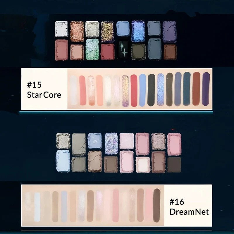 chéeryep x @freya86_ff 16-Color Natural Star Eye Shadow Palette chéeryep x @freya86_ff 16-Color Natural Star Eye Shadow Palette