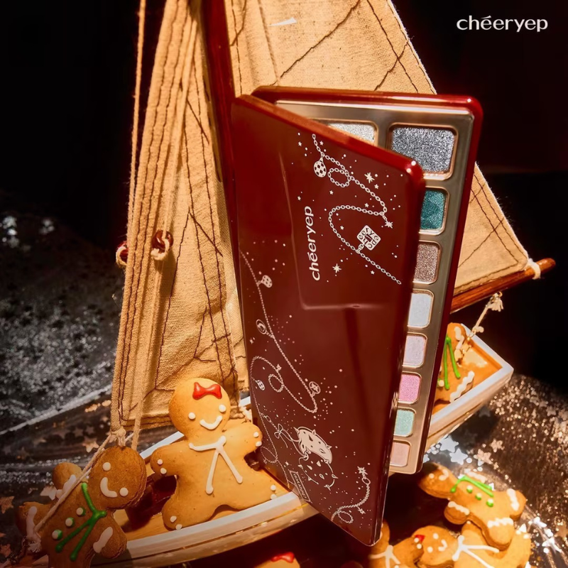 CHEERYEP (QIANYAN) 16-Color Natural Star Eye Shadow Palette - 18#Wishes Starlight