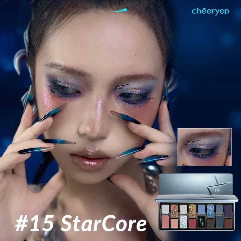 CHEERYEP (QIANYAN) x @freya86_ff 16-Color Natural Star Eye Shadow