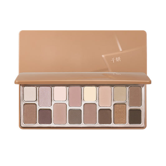 chéeryep 16-Color Natural Star Eye Shadow Palette - 17#Nude Heart