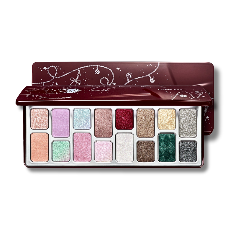 CHEERYEP (QIANYAN) 16-Color Natural Star Eye Shadow Palette - 18#Wishes Starlight