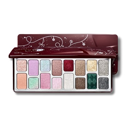 CHEERYEP (QIANYAN) 16-Color Natural Star Eye Shadow Palette - 18#Wishes Starlight