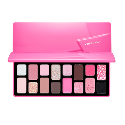 chéeryep 16-Color Natural Star Eye Shadow Palette - 22#Dolly Rose