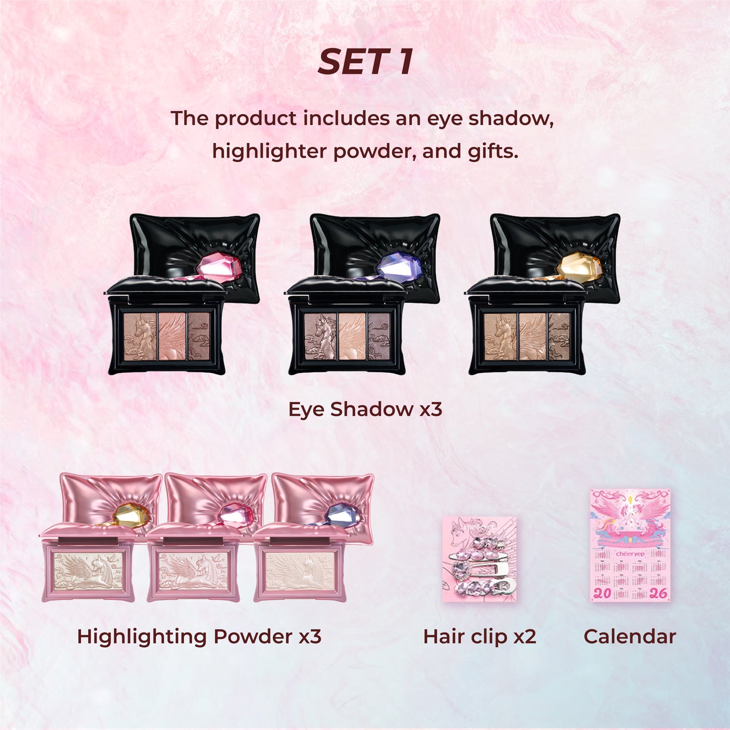 CHEERYEP (QIANYAN) Pillow Gem Series Gift Box